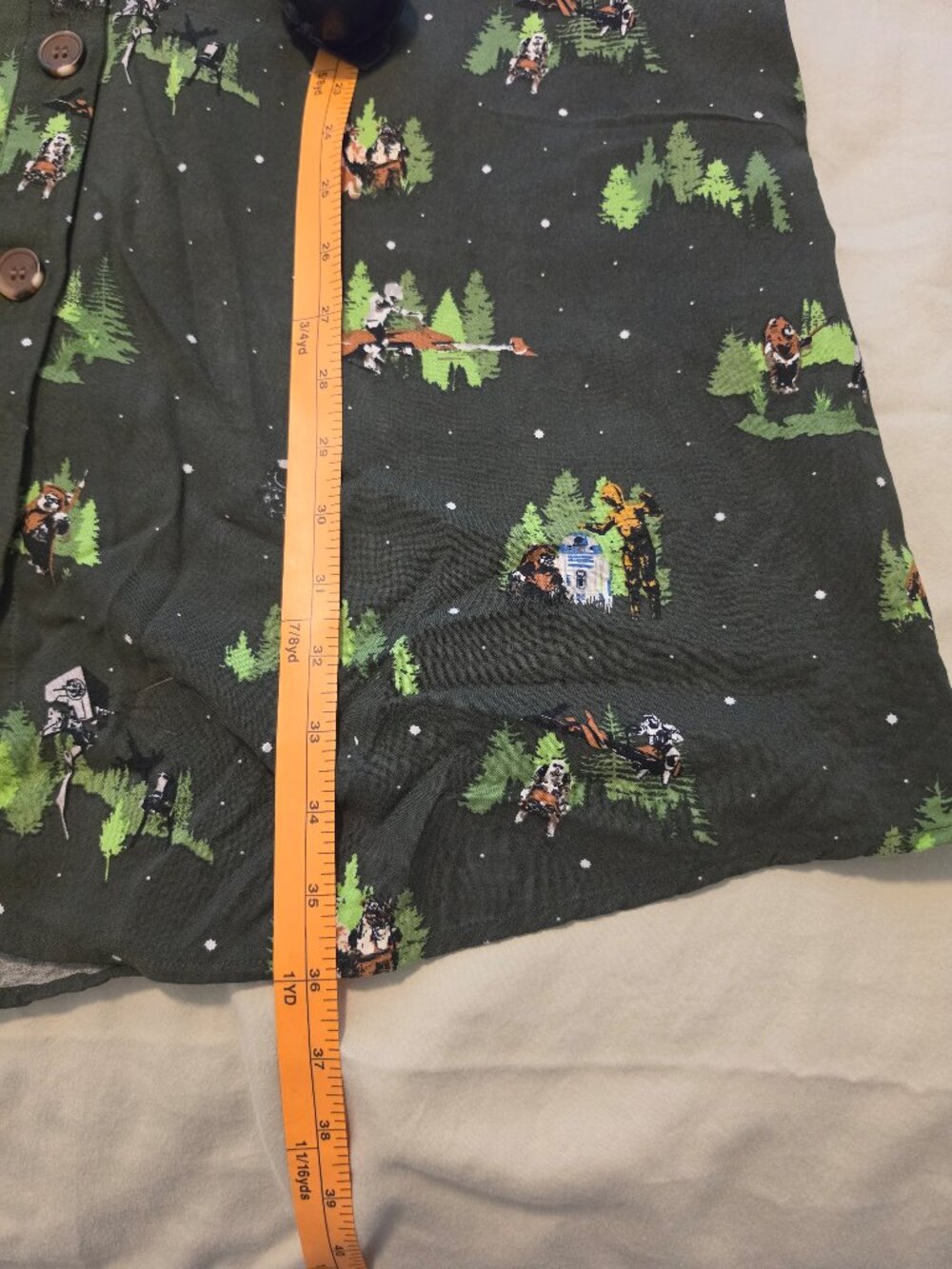 Her Universe Star Wars Endor T-Shirt Dress with pockets, XL - Picture 6 of 8
